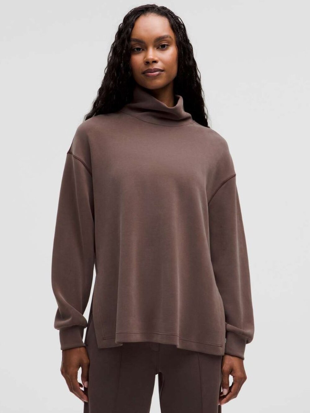 Lululemon Softstreme Funnel-Neck Long Pullover